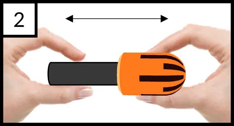Tensile test checks the firm fit of the cap