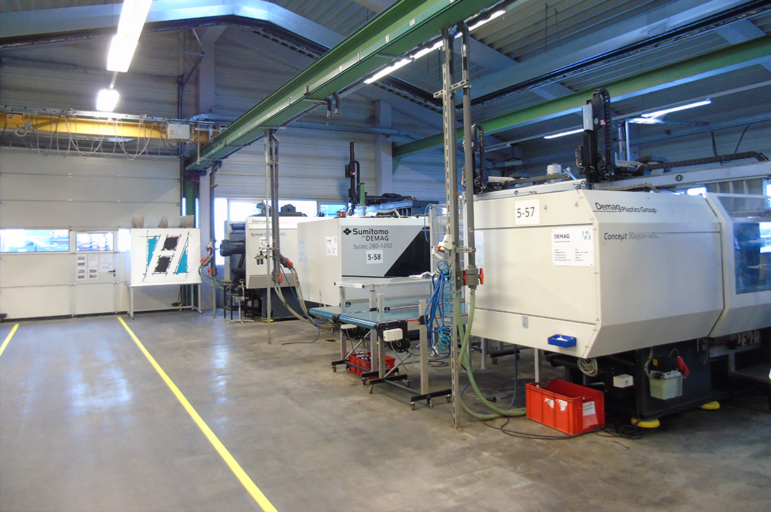 Blick Produktionshalle 1