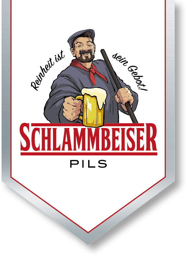 Schlammbeiser mit Bierkrug
