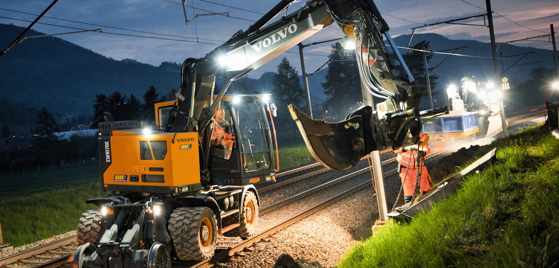 Volvo EWR170E Rail Schienenbagger