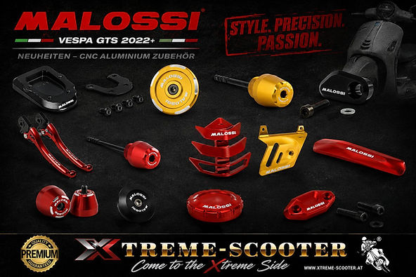 Malossi Tuning-Teile für Vespa GTS (CNC-Alu)