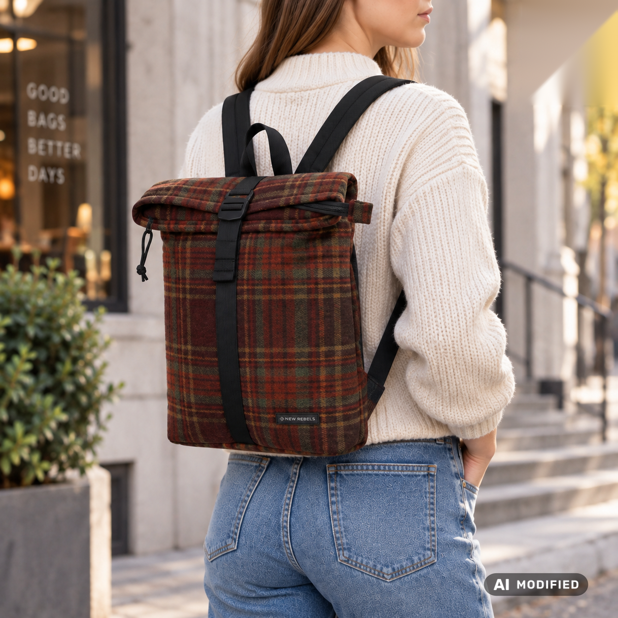 Rolltop-Rucksack New Rebels Scott