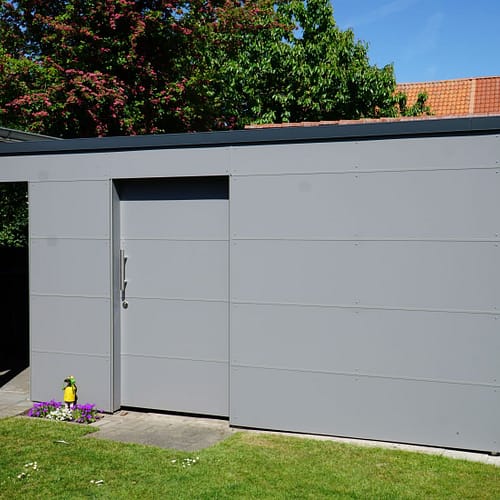 Abstellraum mit HPL-Platten
