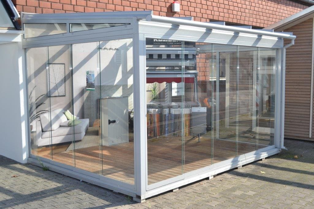 Alu-Sommergarten auf dem Ausstellungsgelände Verl