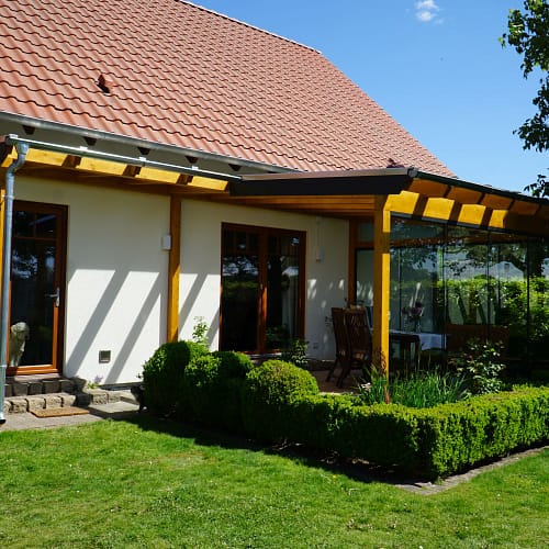 Holzterrassendach