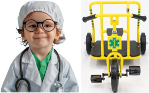 Krankenwagen-Dreirad