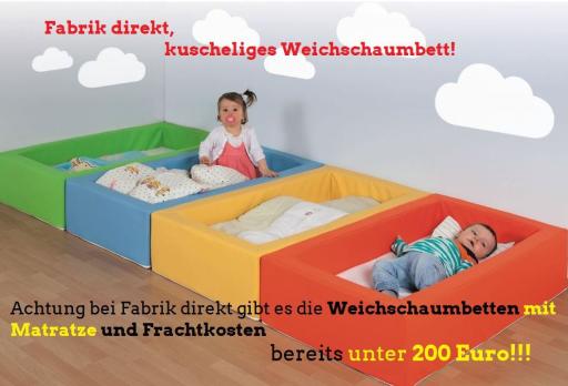 Weichschaumbett Krippe U3