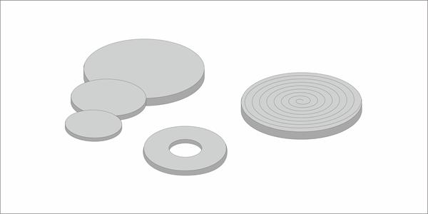 Filterplatten aus Borosilikatglas 3.3