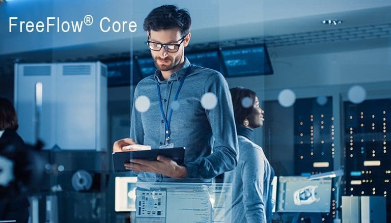 Automatische Druckvorbereitung mit FreeFlow Core