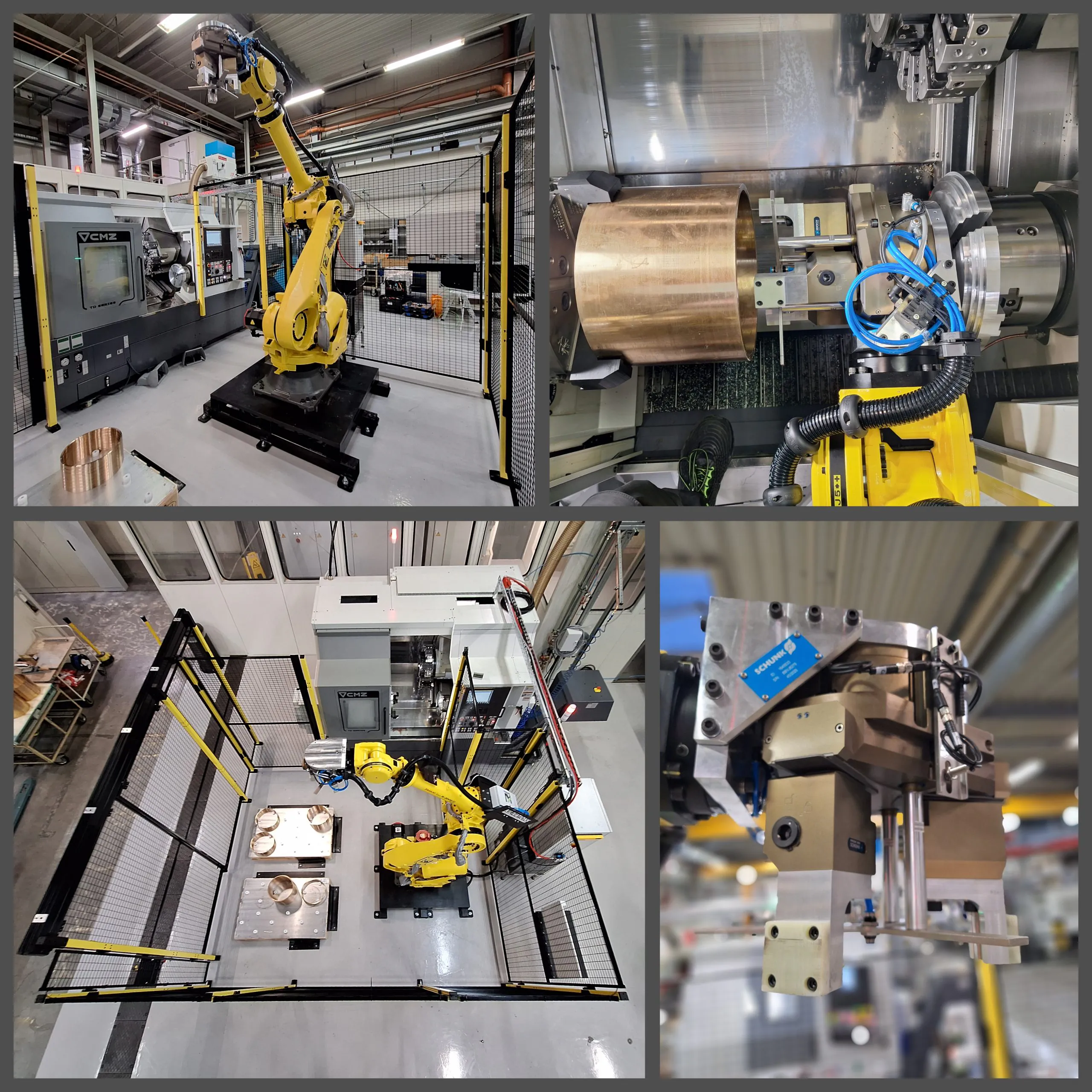 Automatisierte CMZ Drehmaschine (Maschinenbeladung)