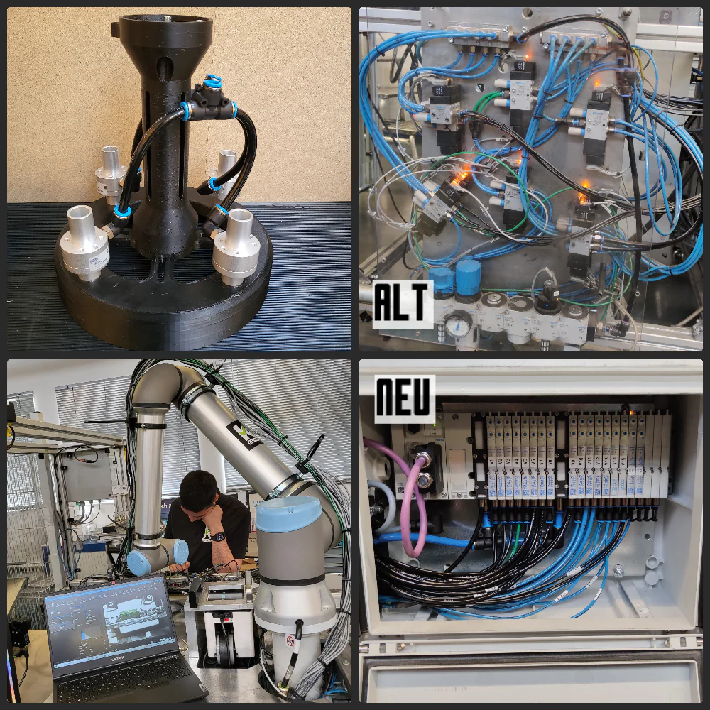 Retrofit: EOAT, Ventilinsel und Optimierungsarbeiten