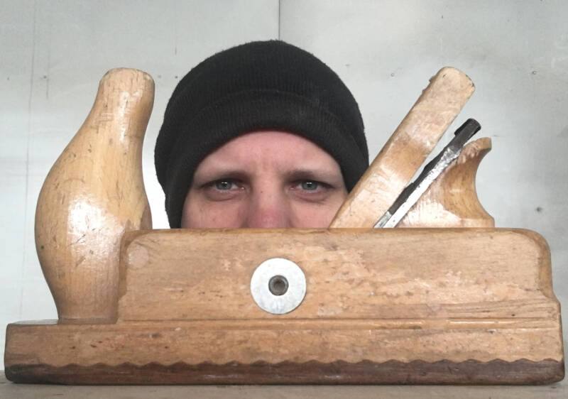 Detailansicht einer handwerklichen Holzverbindung