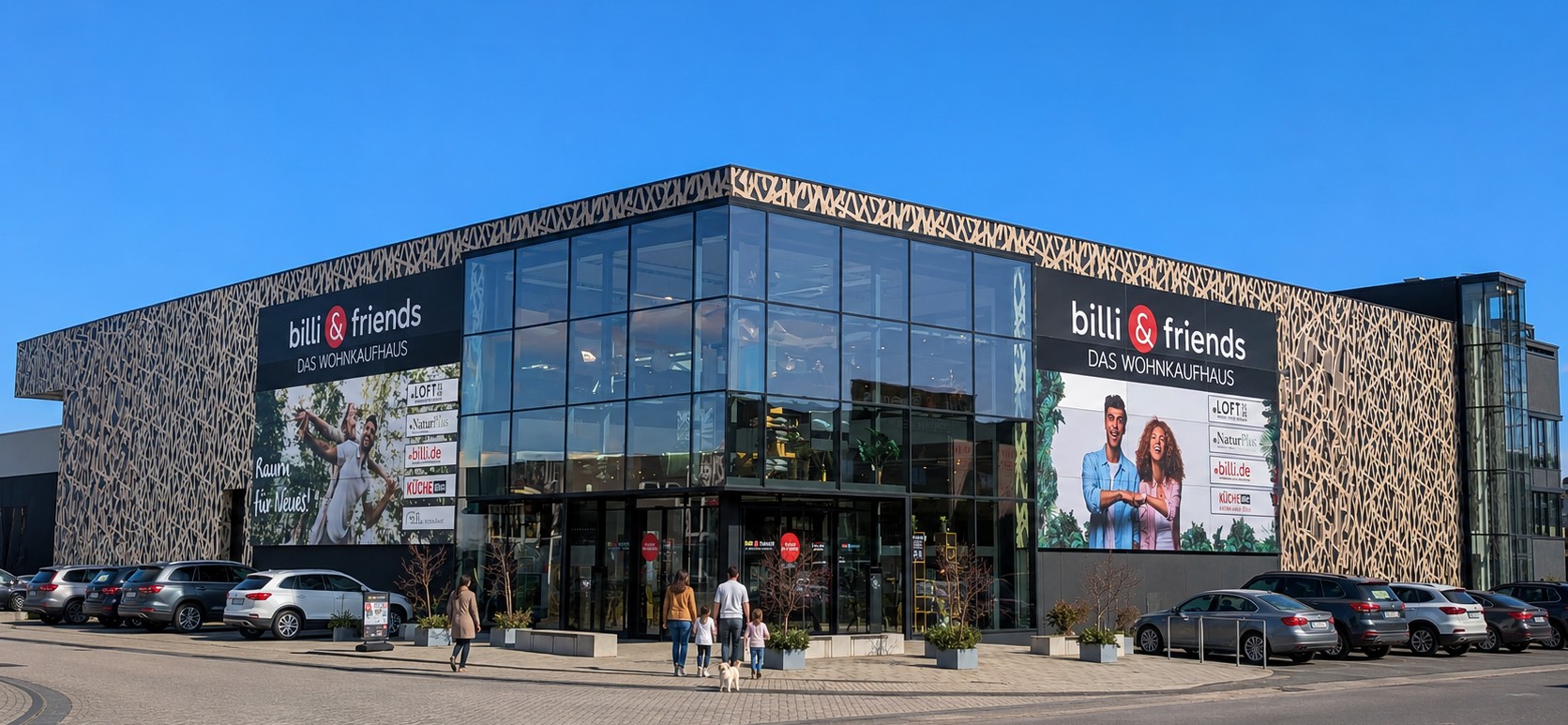 Visualisierung der Friends-Store-Markenwelten