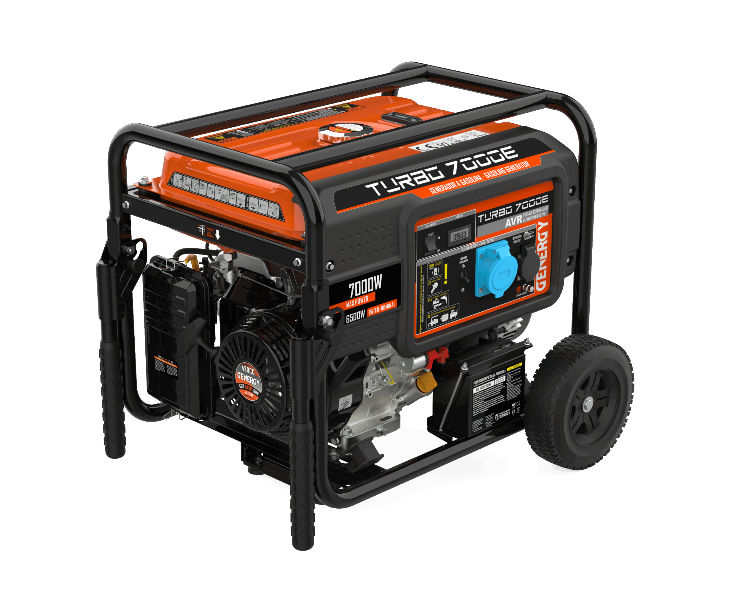 Genergy Turbo 7000E Benzin-Generator 8KVA