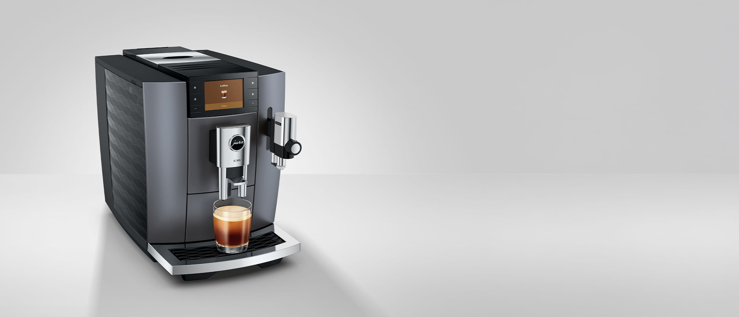 Kaffee-Erlebnis der E10 mit vier Genusswelten