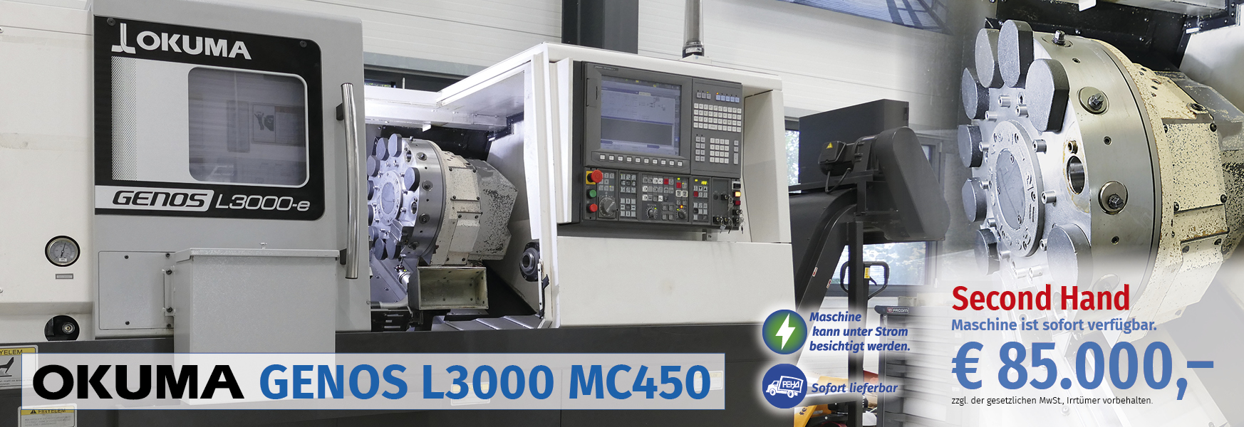OKUMA GENOS L3000 MC450