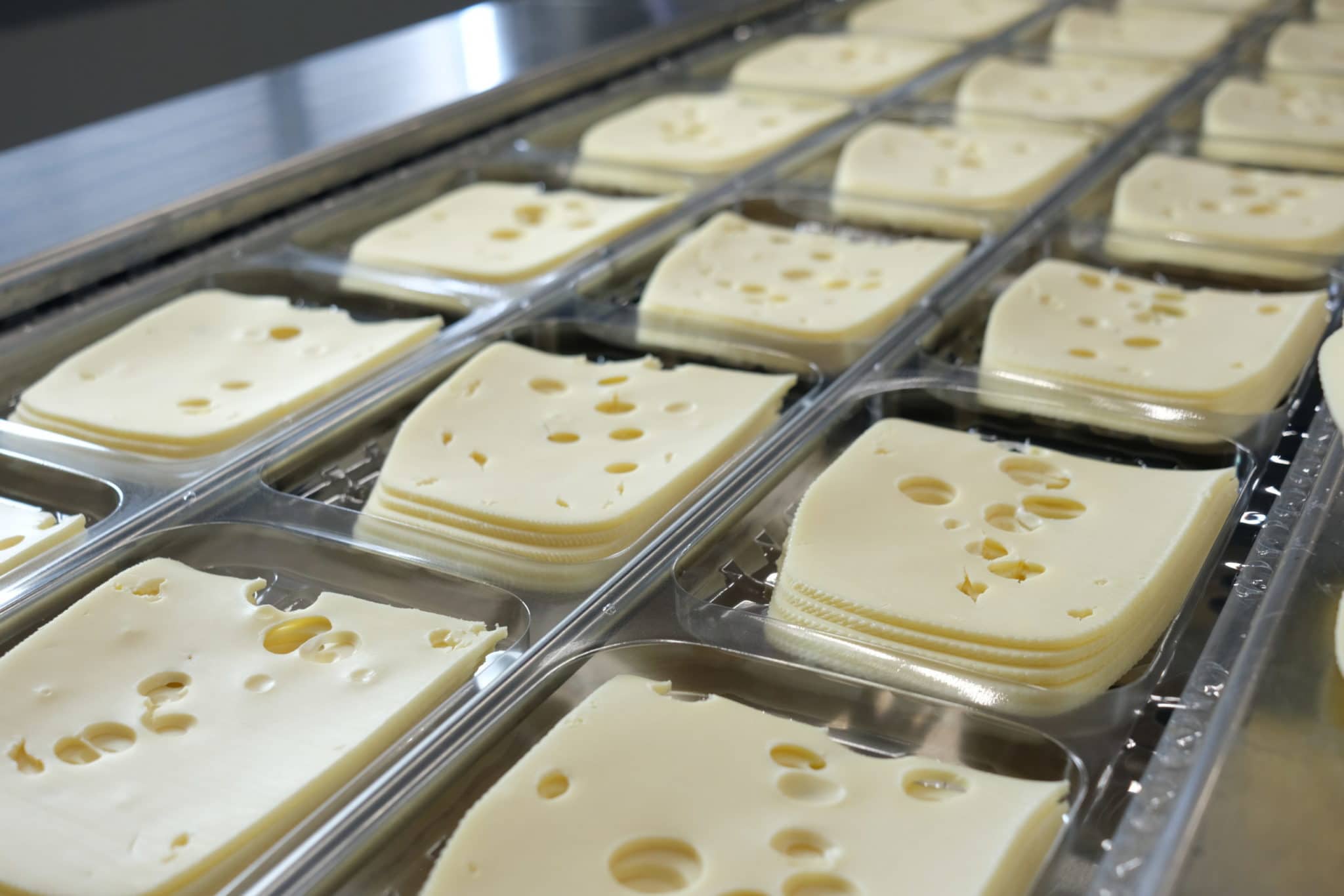 SB-verpackter Käse
