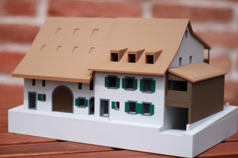 Architekturmodell, Frontansicht