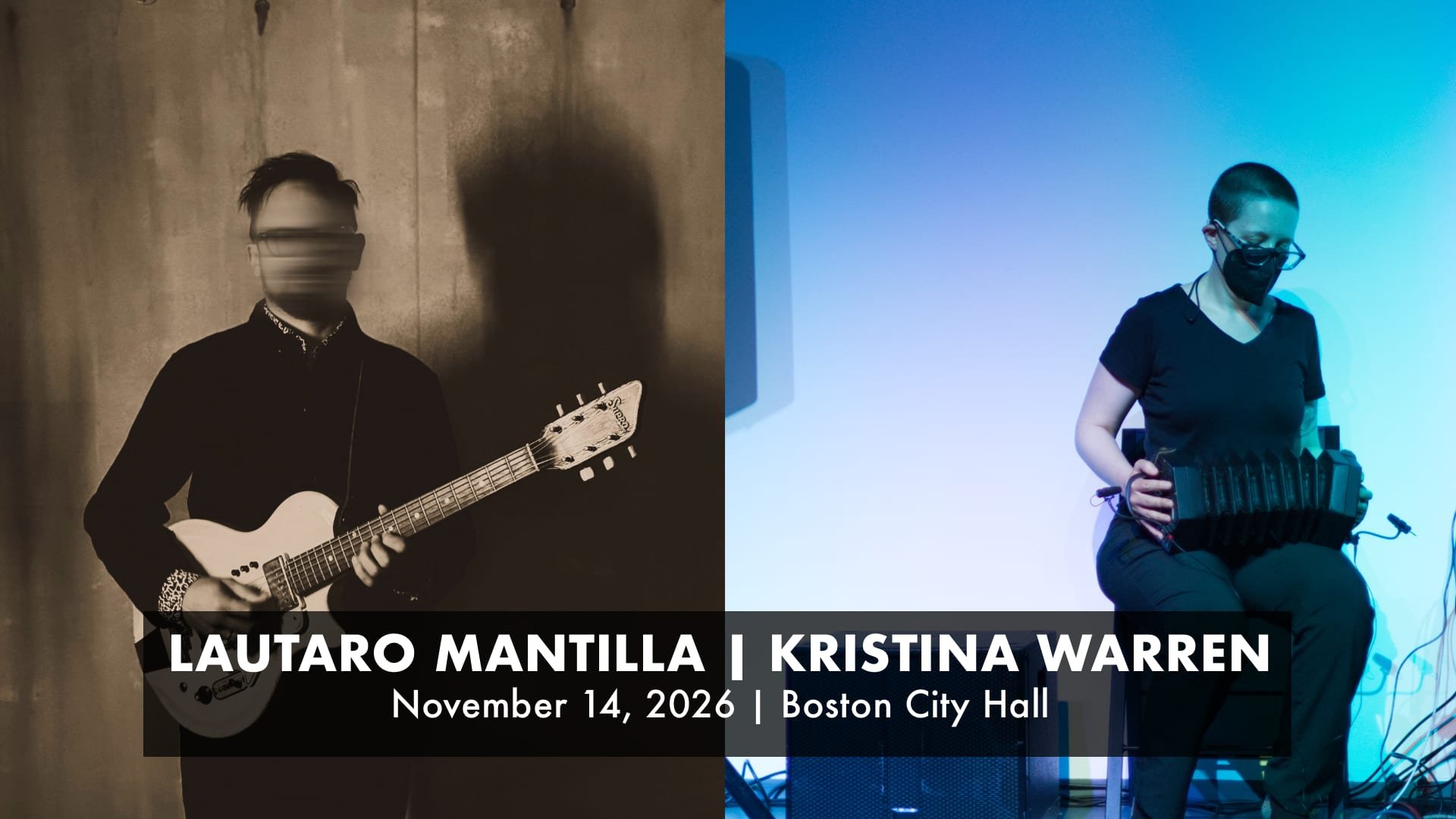 Lautaro Mantilla and Kristina Warren at Boston City Hall