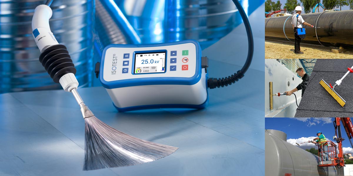 ISOTEST® – Porenprüfung von Umhüllungen und Beschichtungen