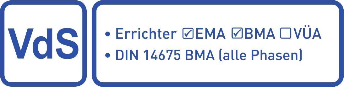 Zertifikat VdS / Einbruchmeldeanlagen