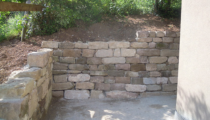 Gartenmauer