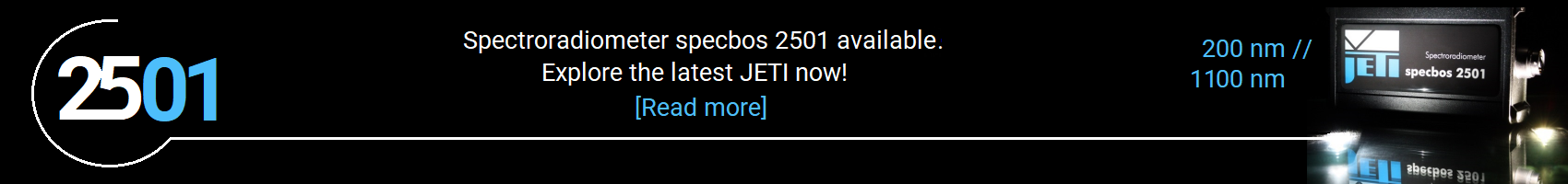 Spektroradiometer specbos 2501