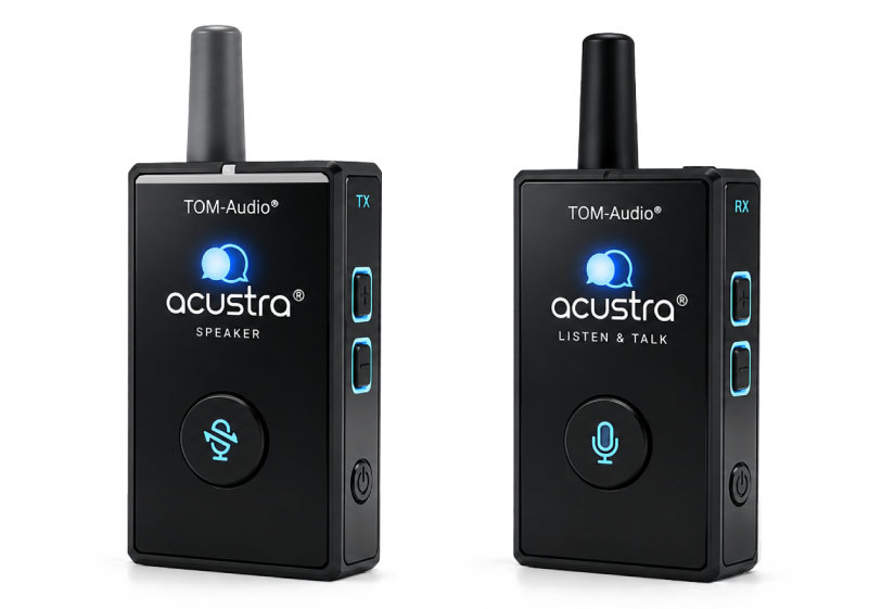 TOM-Audio® acustra® – digitale Personenführungsanlage mit Dialogfunktion