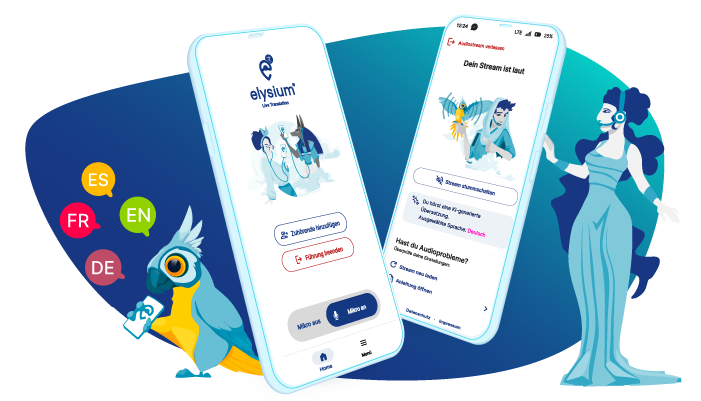 elysium® Live Translation App – KI-Übersetzung in Echtzeit