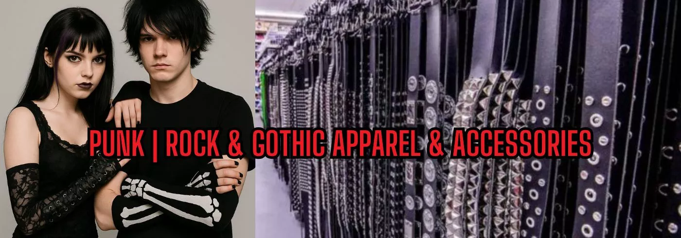 Punk, Rock & Gothic Accessoires für den Handel