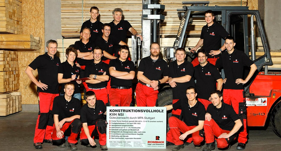 The Rombach Holzwerk team