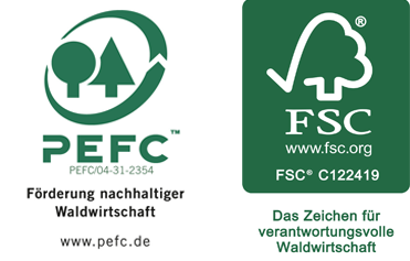 FSC and PEFC certification