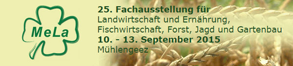 Messeauftritt MeLa Mühlengeez