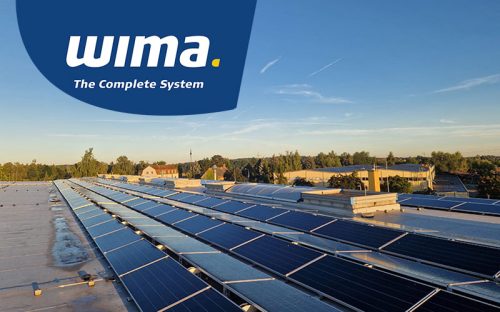Photovoltaikanlage auf den Hallendächern in Wilsdruff (2023)