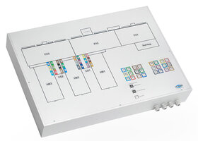 Tableau im Alu-Aufbaugehäuse, geschlossen
