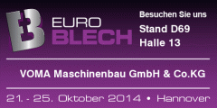 Messeauftritt Euro Blech, Hannover