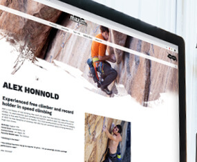 Webdesign MAXIM Climbing Ropes