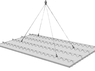 Plattendecke