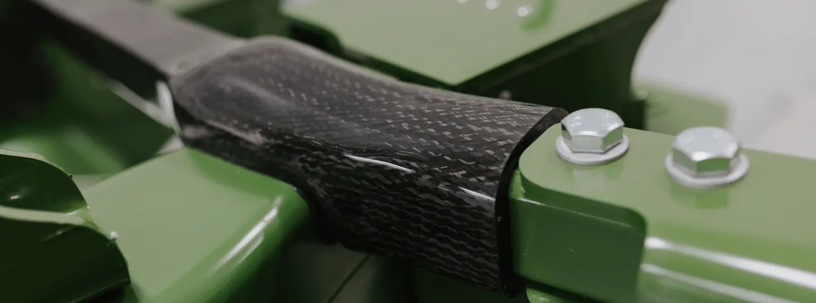 CFRP part with visible carbon finish
