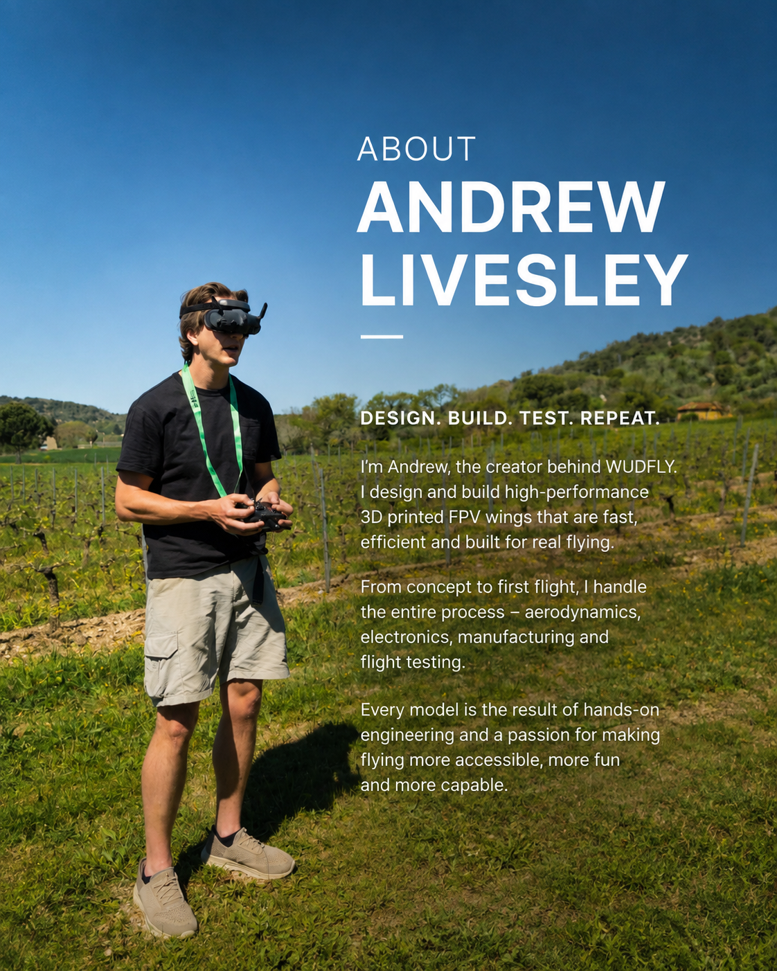 Andrew Livesley, Designer hinter WUDFLY