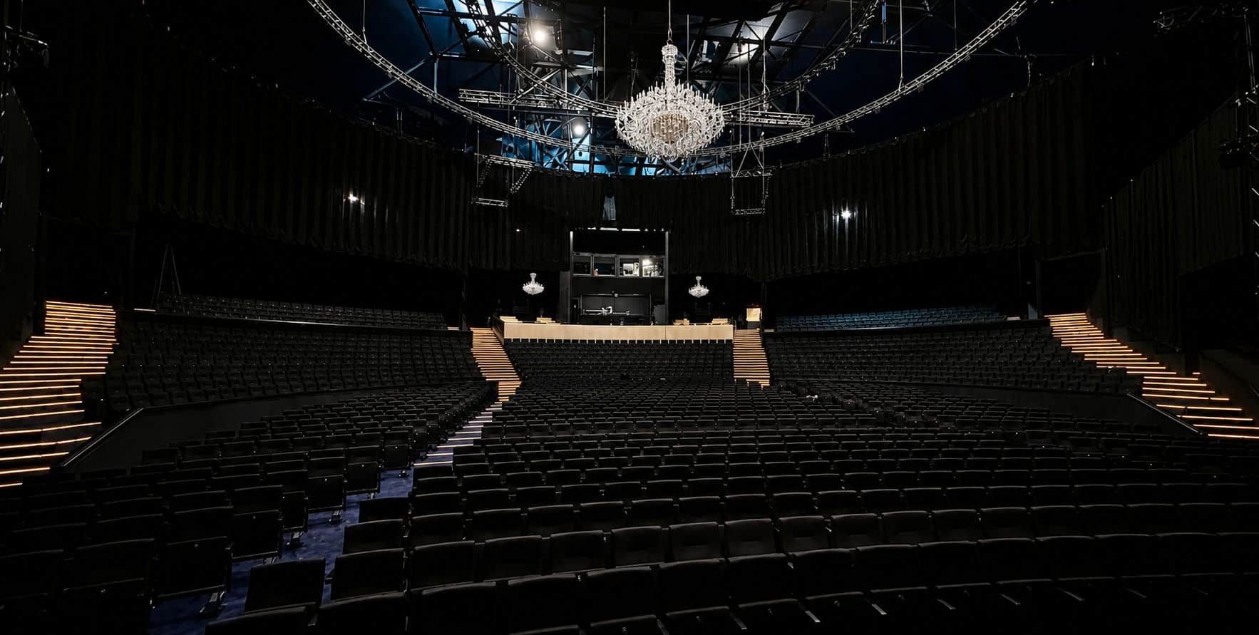 LED-Stufenbeleuchtung im Metronom Theater Oberhausen