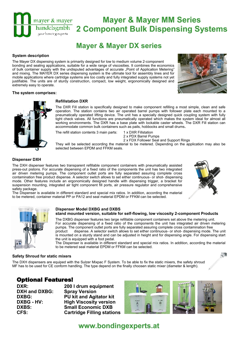 2-K-Dosiersystem DX Series