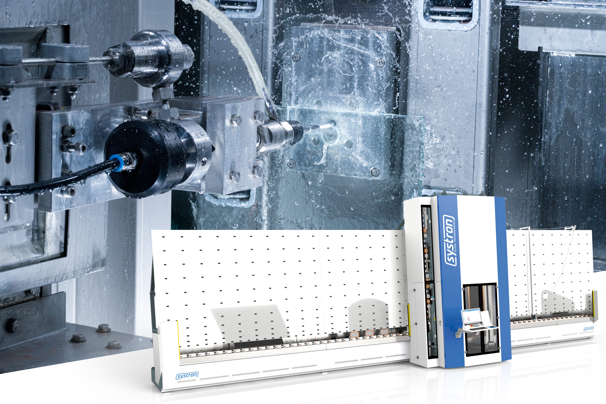 systron proHD Wasserstrahl-Bearbeitungszentrum