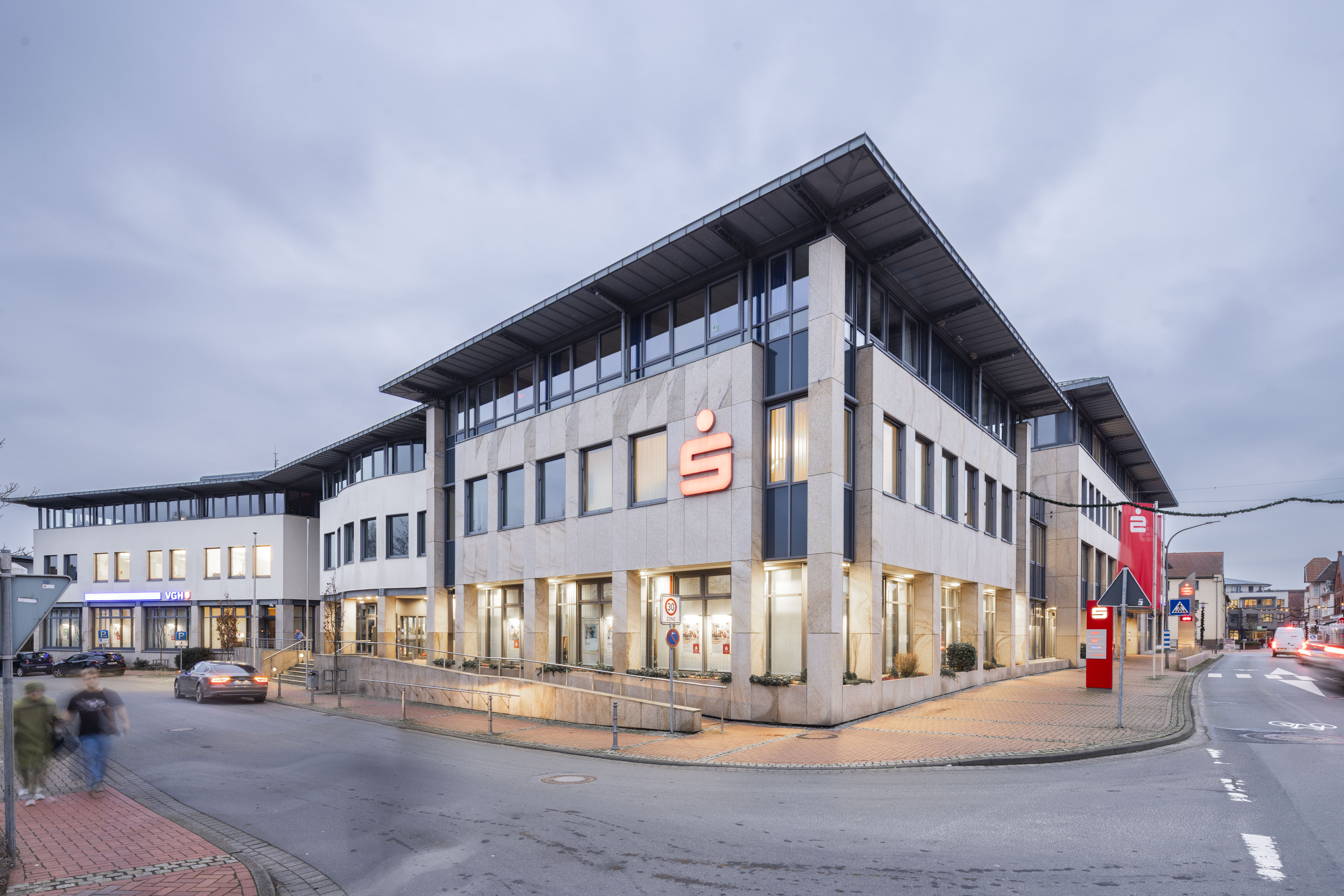 Atriumbeleuchtung Kreissparkasse Melle