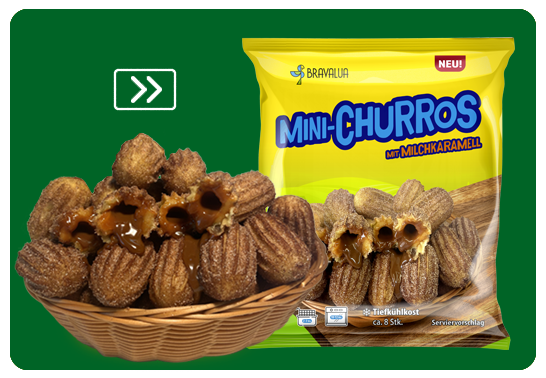 Mini-Churros mit Milchkaramell