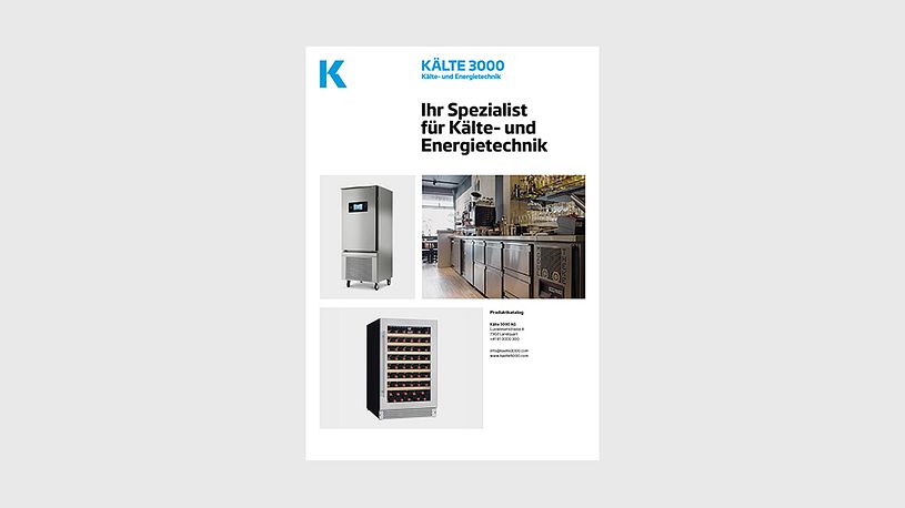Produktekatalog Kälte 3000