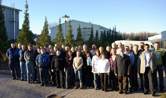 Das Schanz-Team im Jahr 2007