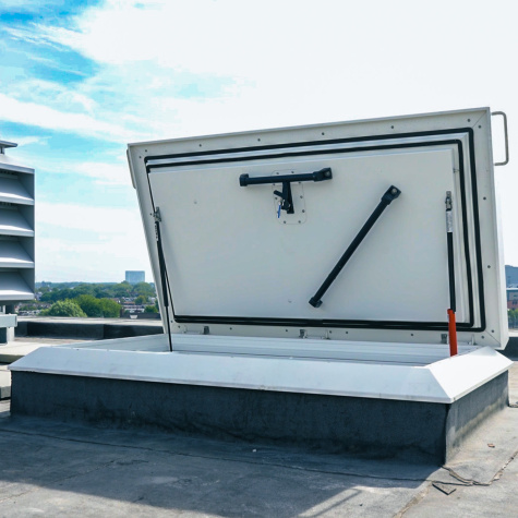 TopAccess-Dachluken für Neubauprojekt Wisselspoor Utrecht