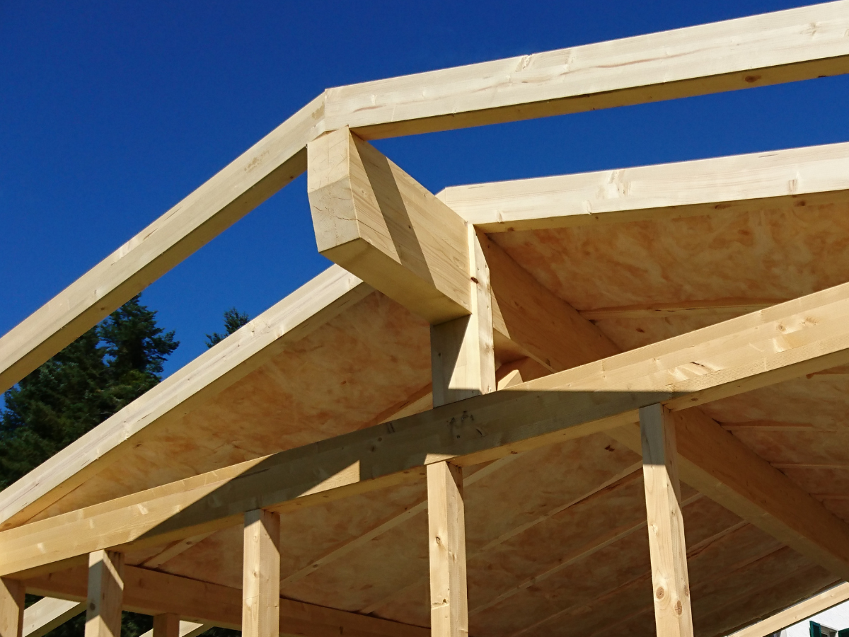 Holzdachkonstruktion (Charpente)