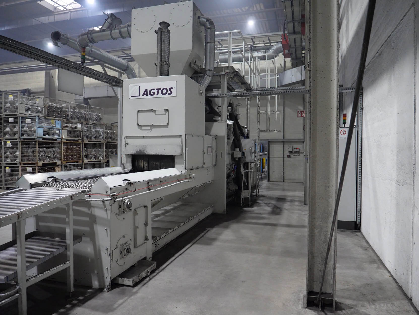 Agtos Drahtband-Kugelstrahlanlage (800 x 400 mm)